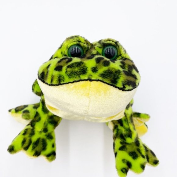 GANZ Webkinz HM114 Green Bull Frog Plush Stuffed Animal NO CODE - Picture 10 of 10